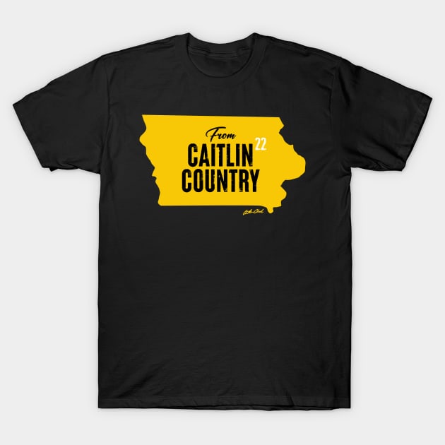 From Caitlin Clark Country T-Shirt by Juantamad